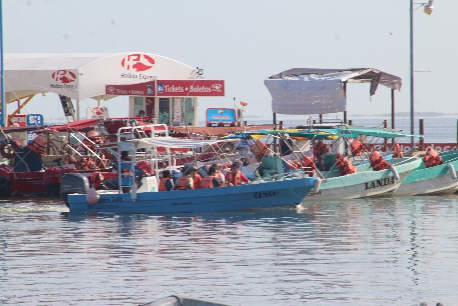 Las vacaciones de verano aumentaron el número de turistas que buscan contratar tours en Chiquilá, entre ellos el del Tiburón Ballena Las vacaciones de verano aumentaron el número de turistas que buscan contratar tours en Chiquilá, entre ellos el del Tiburón Ballena