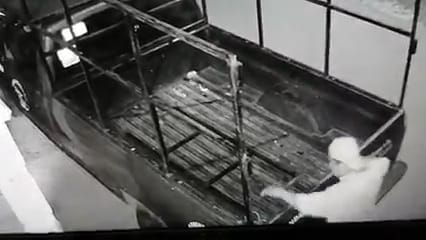 A pesar de que el ladrón fue captado por la cámara, los afectados no presentaron denuncia porque lo consideran una pérdida de tiempo