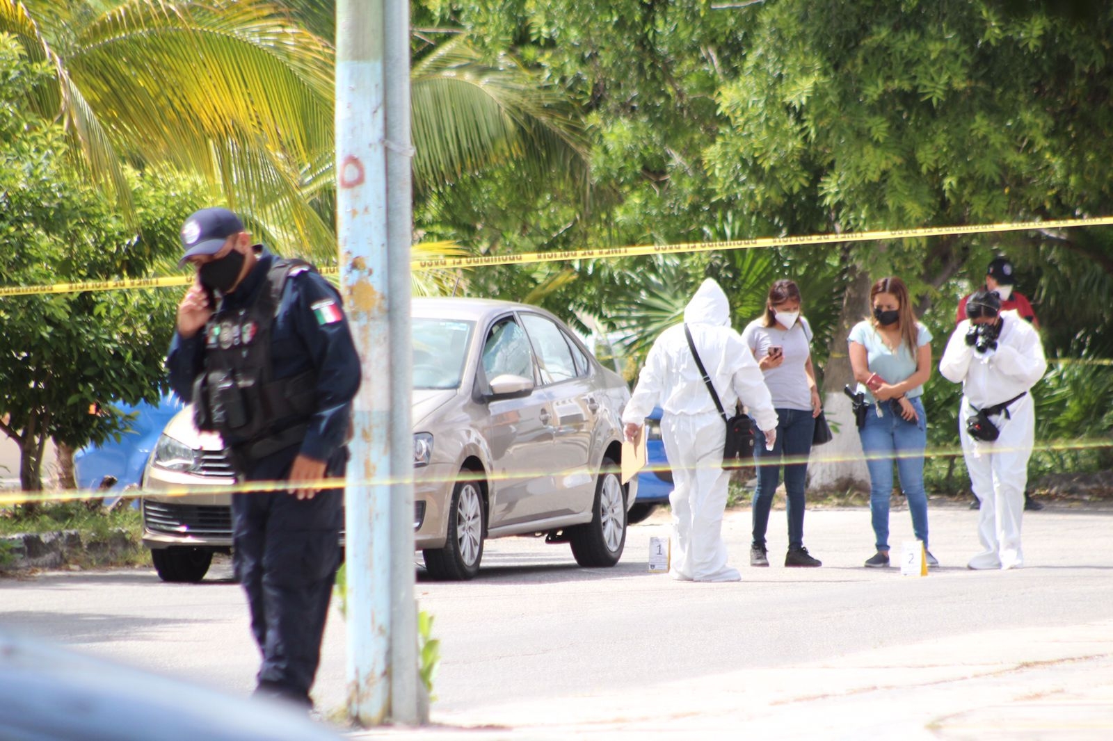 El ataque armado ocurrió en la Supermanzana 41 sobre la avenida Tikal de Cancún El ataque armado ocurrió en la Supermanzana 41 sobre la avenida Tikal de Cancún