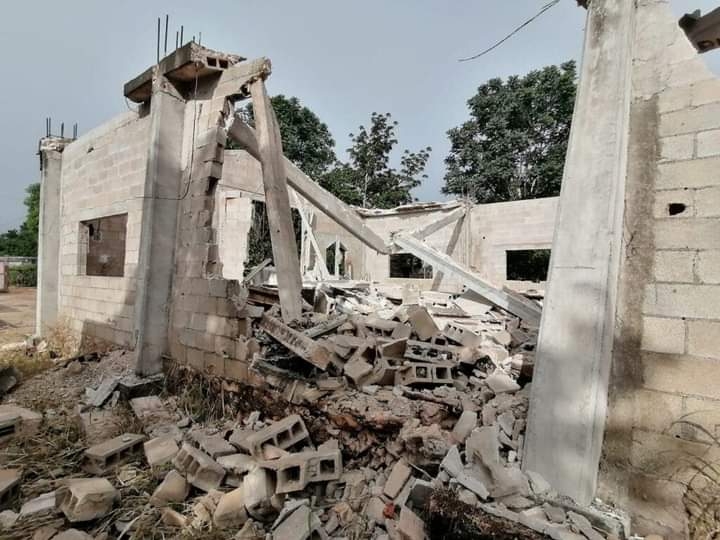 El templo tenía unos ocho años que se construyó y aunque no estaba concluido al cien por ciento, ya funcionaba. El templo tenía unos ocho años que se construyó y aunque no estaba concluido al cien por ciento, ya funcionaba.