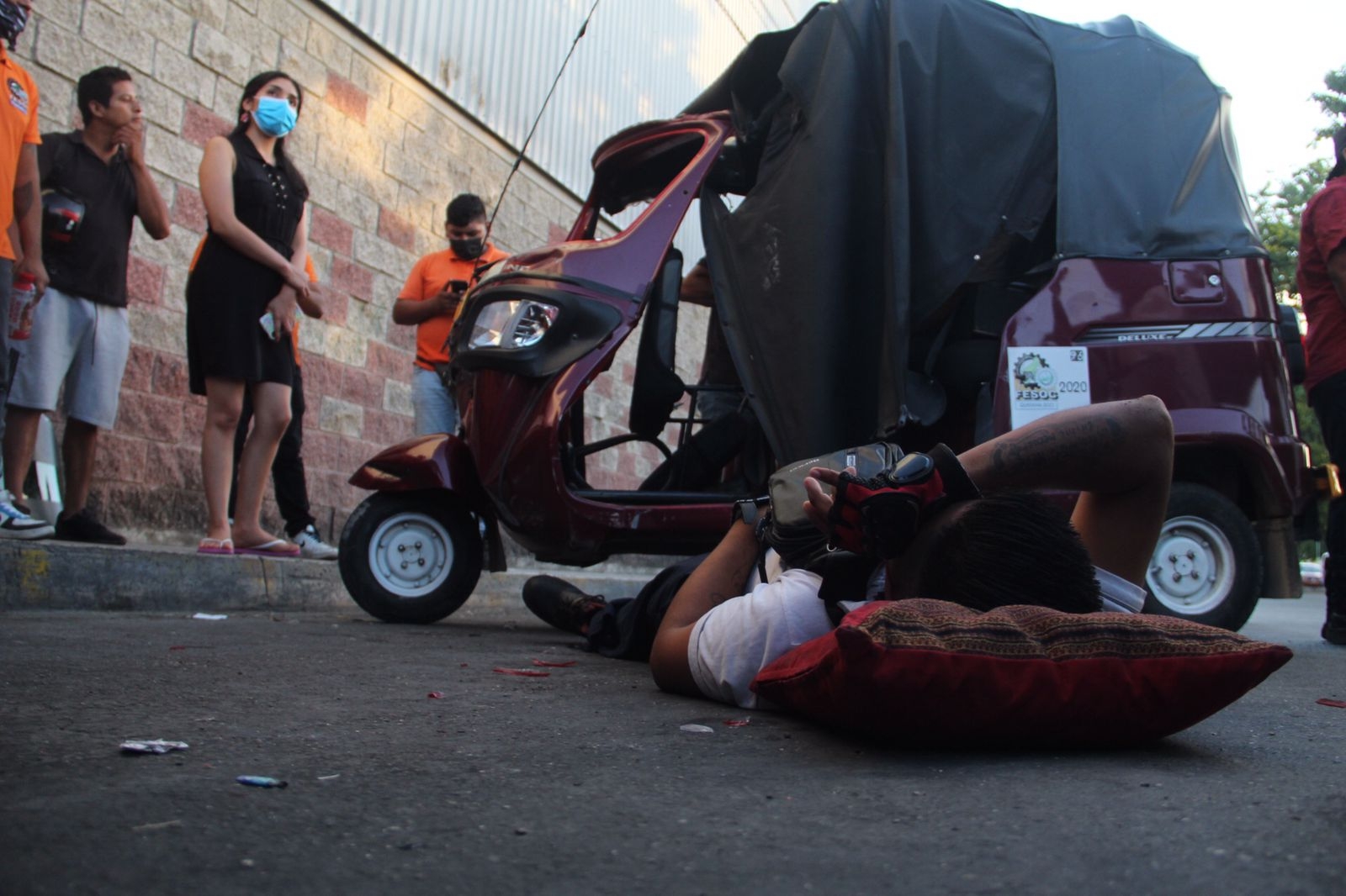 Fueron tres personas las que salieron lesionadas por el accidente