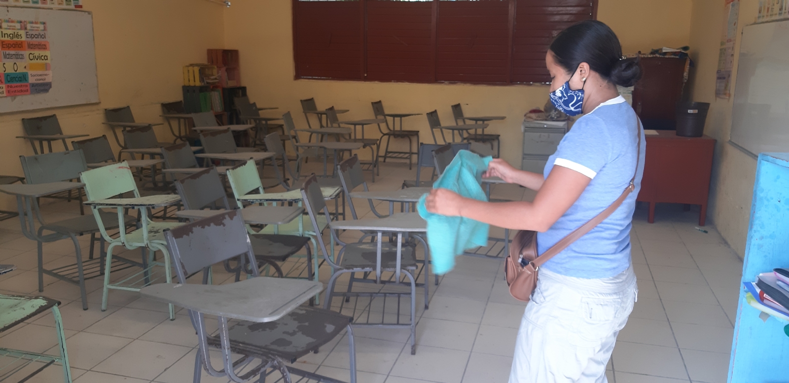 Ya iniciaron trabajos en cinco jardines de niños, comenzando con el Kínder Cozumel