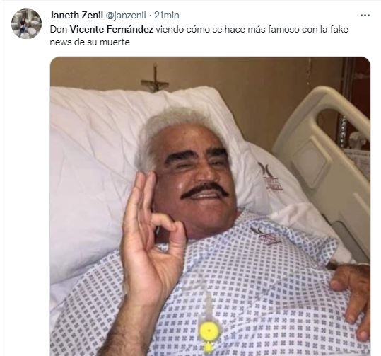 El hijo del cantante dio un reporte sobre su salud