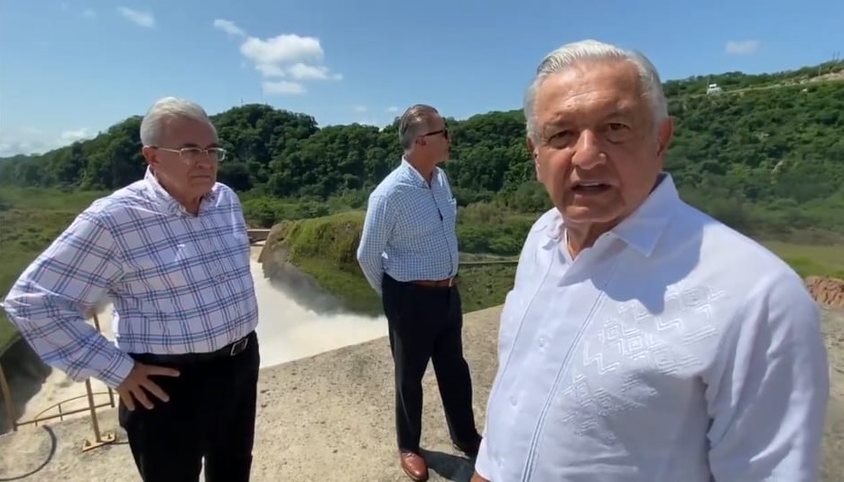 AMLO propuso utilizar la presa de Picachus para generar energía limpia