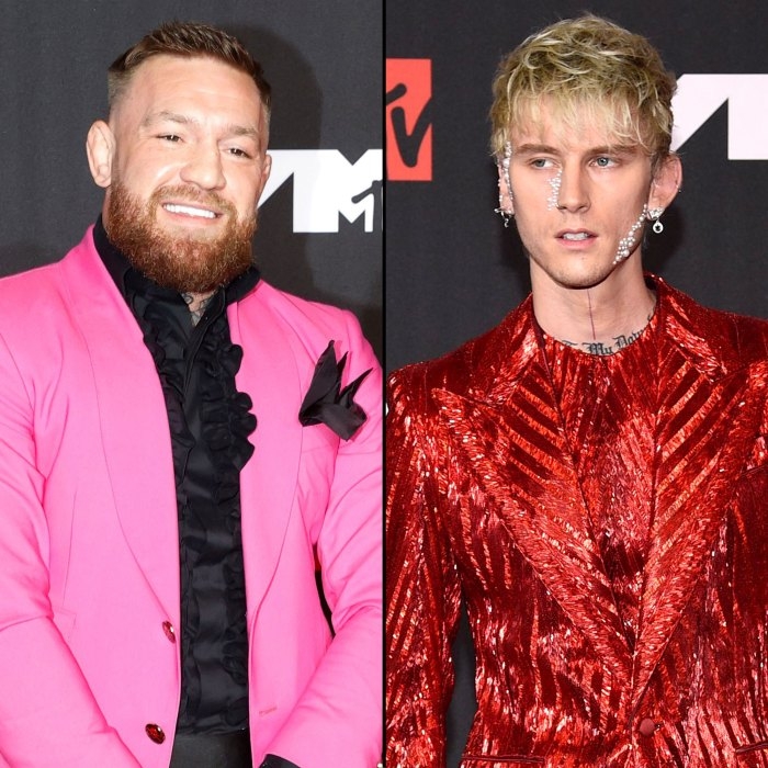 Conor McGregor y Machine Gun Kelly se agarran a golpes en plena alfombra roja