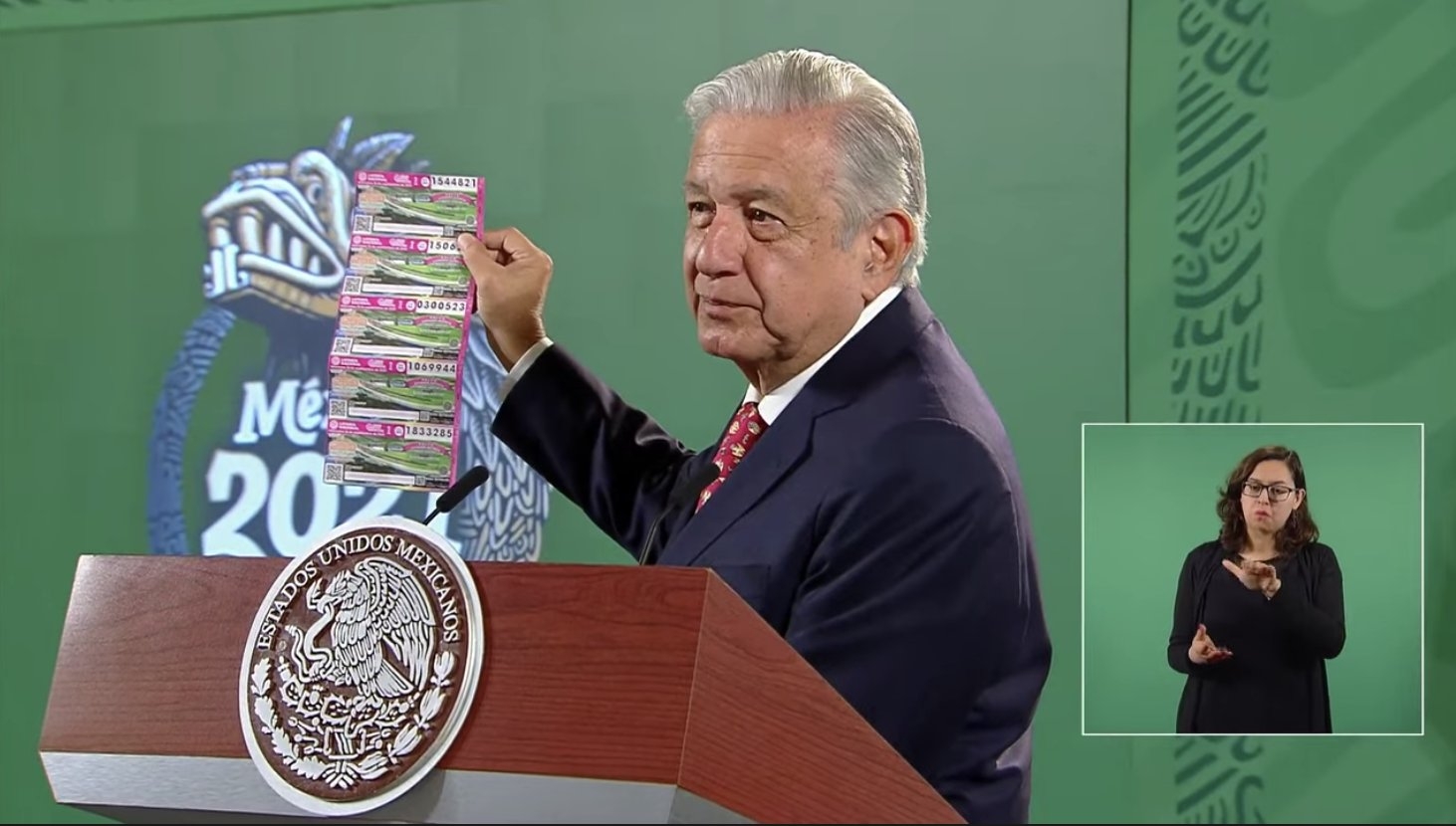 AMLO invita a ciudadanos a adquirir boleto para la rifa del 15 de septiembre