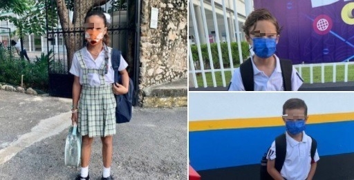 Los tres hijos del gobernador Mauricio Vila regresaron a las aulas tras varios meses de clases en línea Los tres hijos del gobernador Mauricio Vila regresaron a las aulas tras varios meses de clases en línea