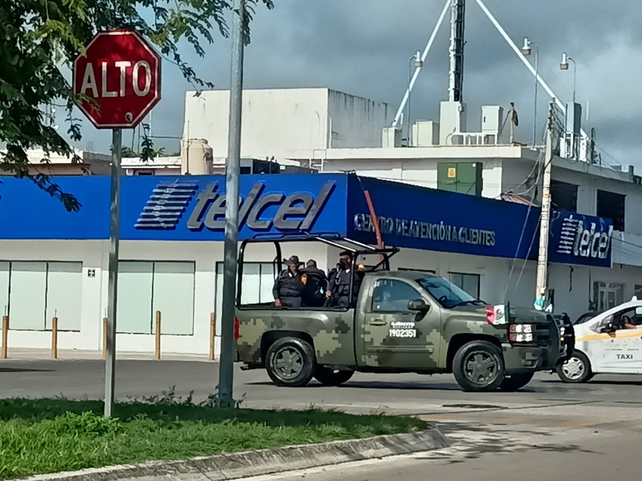 Hubo 50 unidades motoras de las corporaciones de seguridad como el Ejercicio Mexicano, Guardia Nacional, Policía Quintana Roo