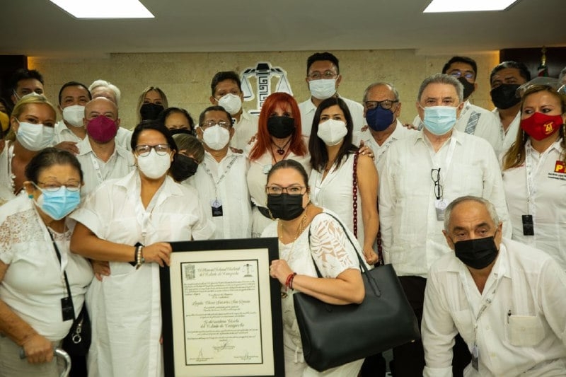 Layda Sansores San Román logró vencer en las votaciones del 6 de junio del presente año Layda Sansores San Román logró vencer en las votaciones del 6 de junio del presente año