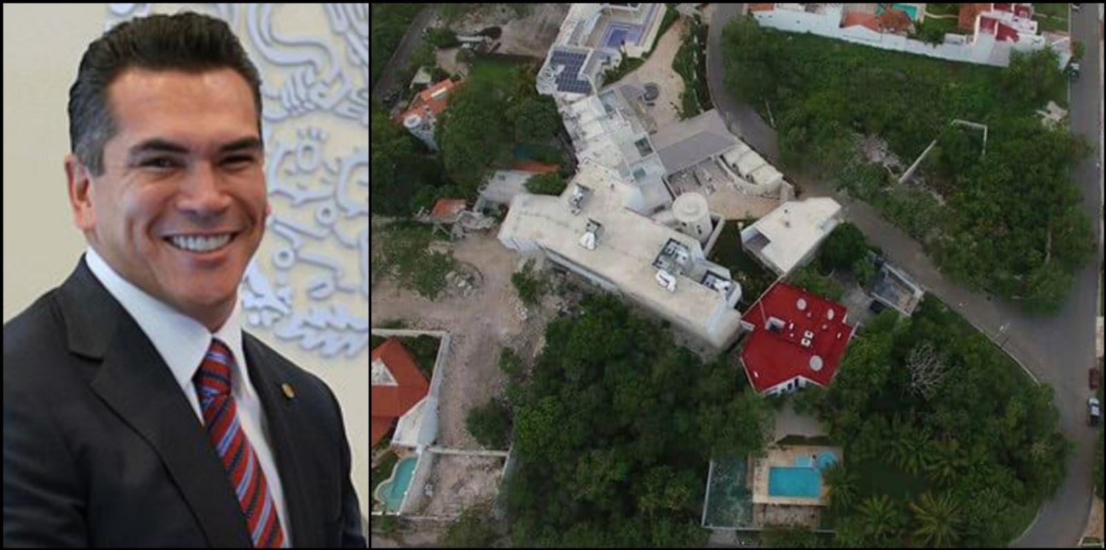La mansión de Alejandro Moreno se estimula tuvo una proceso de construcción de dos años, entre 2015 – 2017