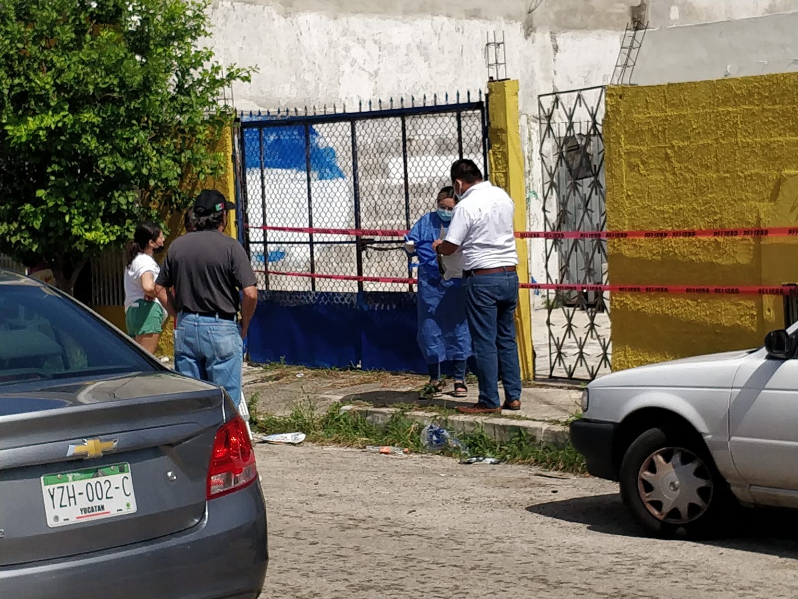 Al predio arribaron las patrullas 2163 y 6644 de la Secretaría de Seguridad Pública Al predio arribaron las patrullas 2163 y 6644 de la Secretaría de Seguridad Pública