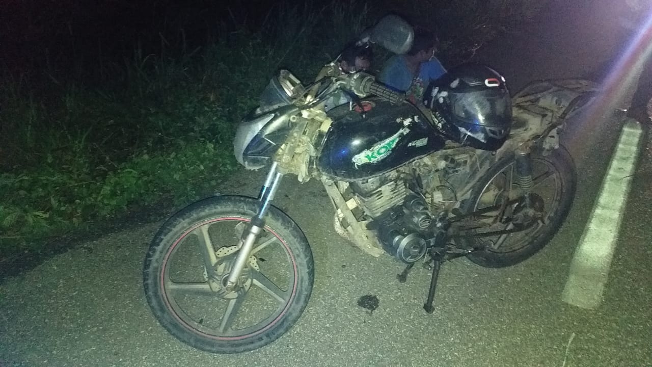 Los motociclistas sufrieron heridas menores Los motociclistas sufrieron heridas menores