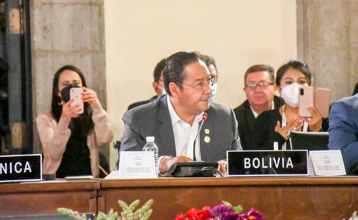 Arce plantea a la Celac discutir transformación de la OEA y condonación de la deuda externa Arce plantea a la Celac discutir transformación de la OEA y condonación de la deuda externa