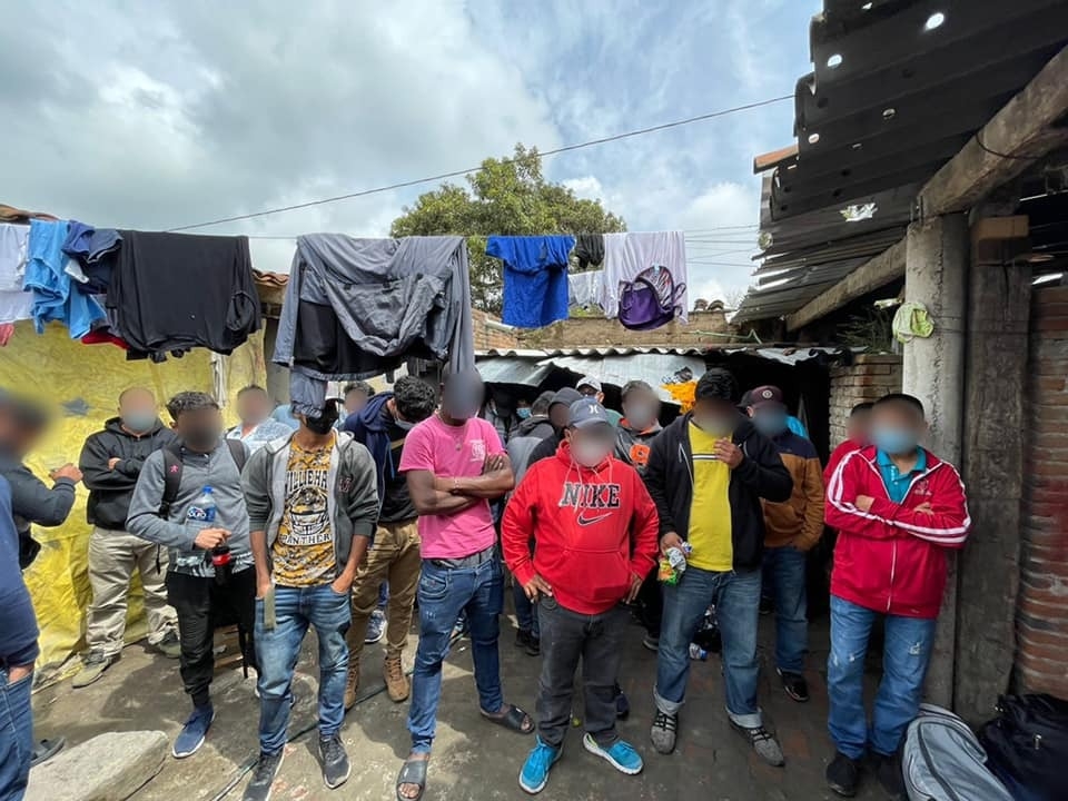 Continúa la llegada de migrantes a través de la frontera sur del país Continúa la llegada de migrantes a través de la frontera sur del país