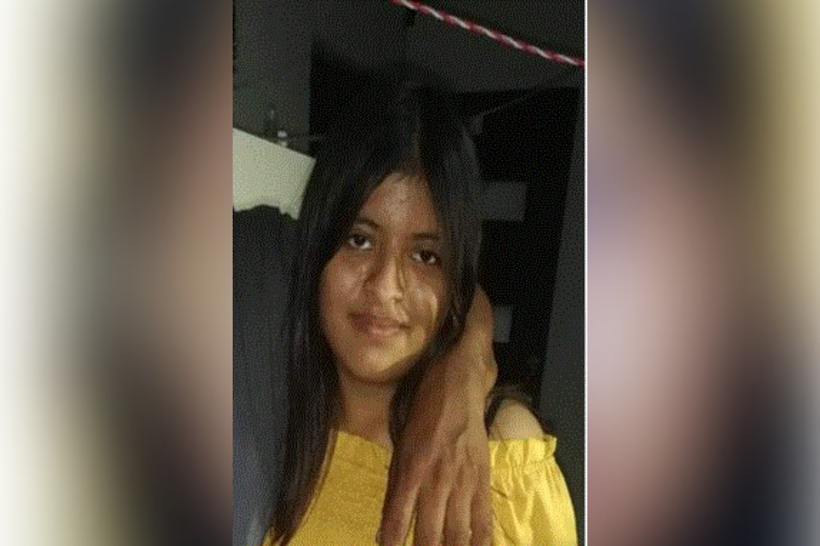 Estrella Lucely Jiménez Ordoñez es de tez morena clara, tiene complexión mediana