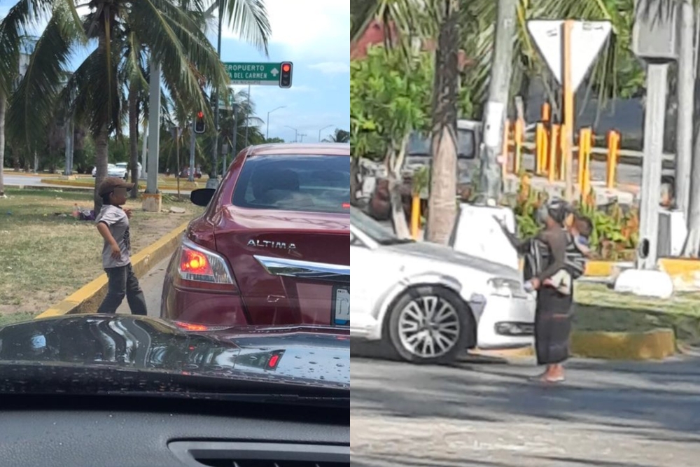 Las imágenes de los niños en Cancún fueron publicadas este primer jueves de septiembre en Twitter