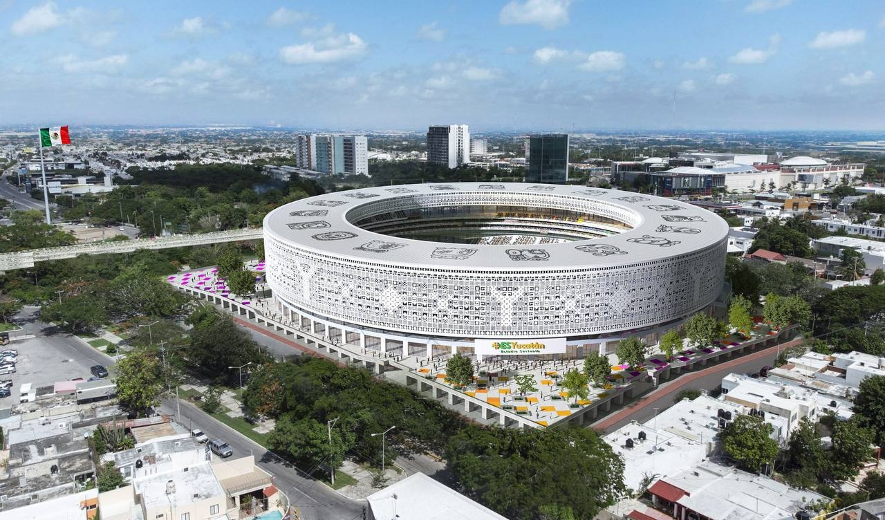El Estadio Sostenible de Yucatán está ubicado en la colonia Cordemex, al norte de la ciudad de Mérida