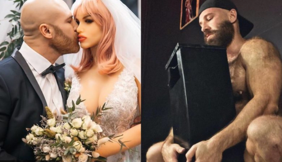 Yuri Tolochko estuvo casado en 2020 con una muñeca inflable de nombre Margo, de quien se divorció en mayo pasado Yuri Tolochko estuvo casado en 2020 con una muñeca inflable de nombre Margo, de quien se divorció en mayo pasado