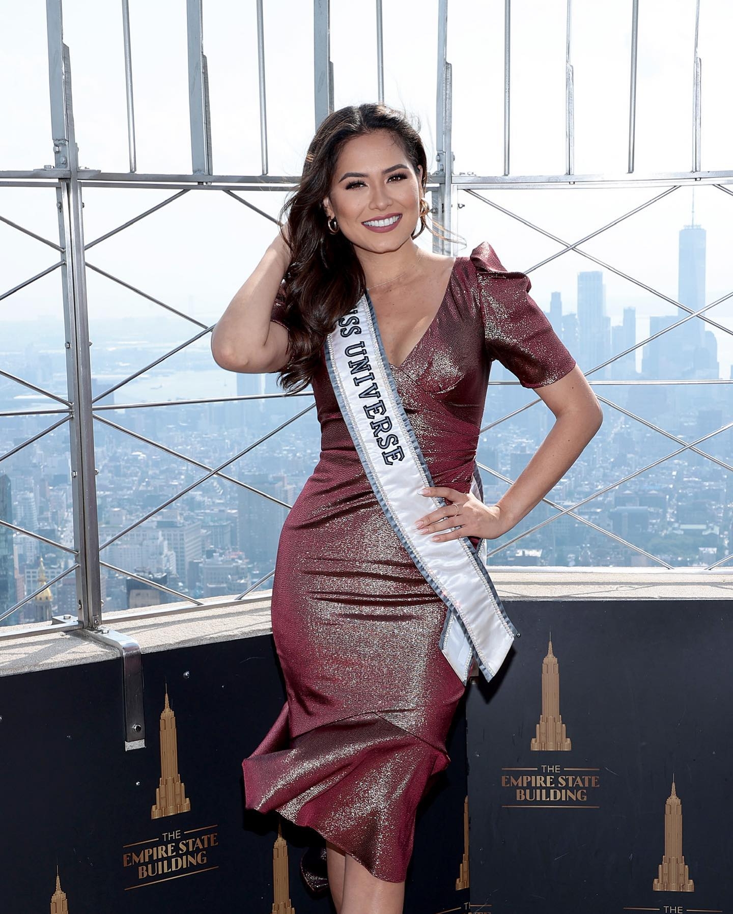 La mexicana estuvo de visita en Cancún para una sesión de fotos para los patrocinadores de la gira que dio este fin de semana