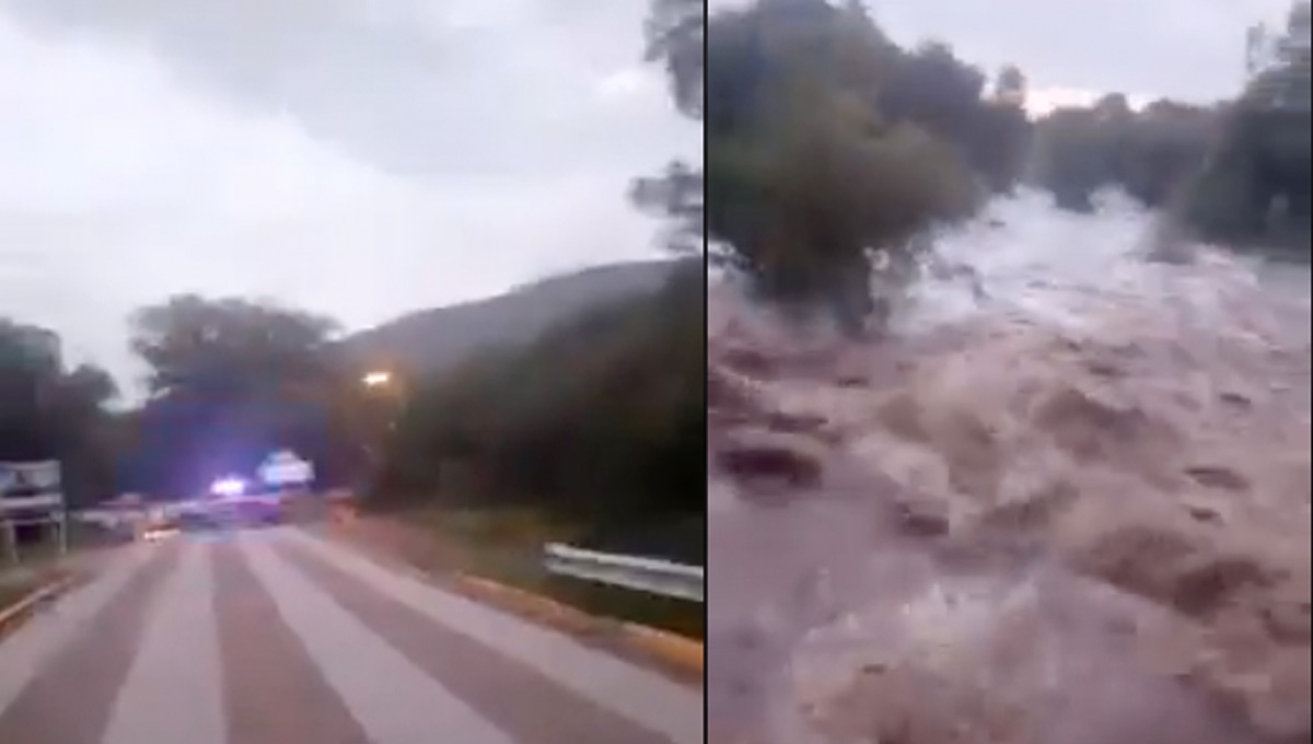 Las lluvias registradas en la tarde del martes provocaron estragos en la comunicad de Pabellón de Hidalgo, en el municipio de Rincón de Romos