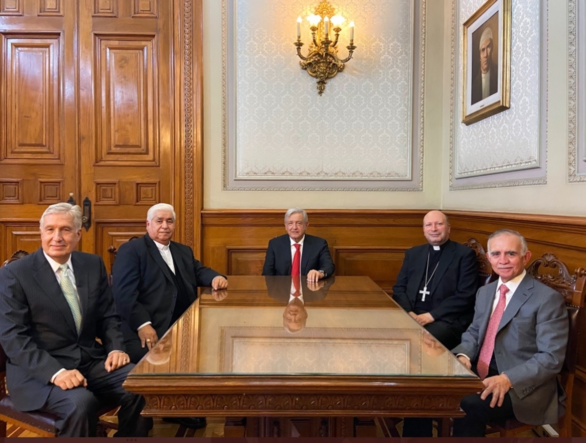 AMLO se reunió con Franco Coppola, representante diplomático de la Ciudad del Vaticano