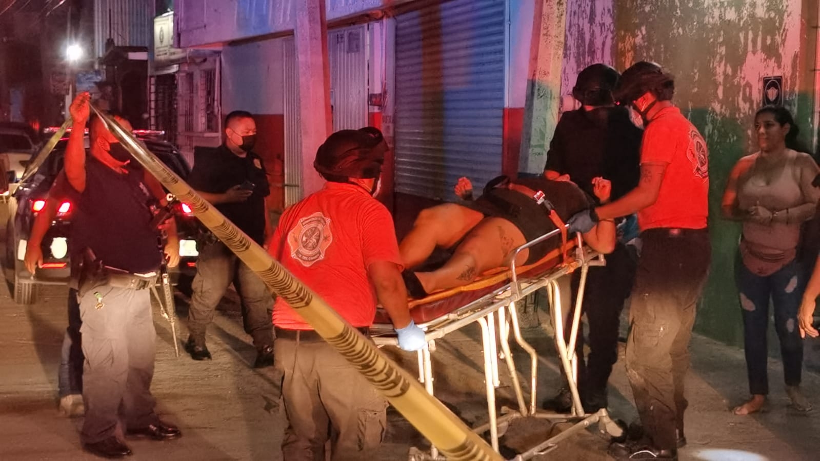 La mujer fue trasladada de emergencia al Hospital General de Ciudad del Carmen debido a la gravedad de la herida La mujer fue trasladada de emergencia al Hospital General de Ciudad del Carmen debido a la gravedad de la herida