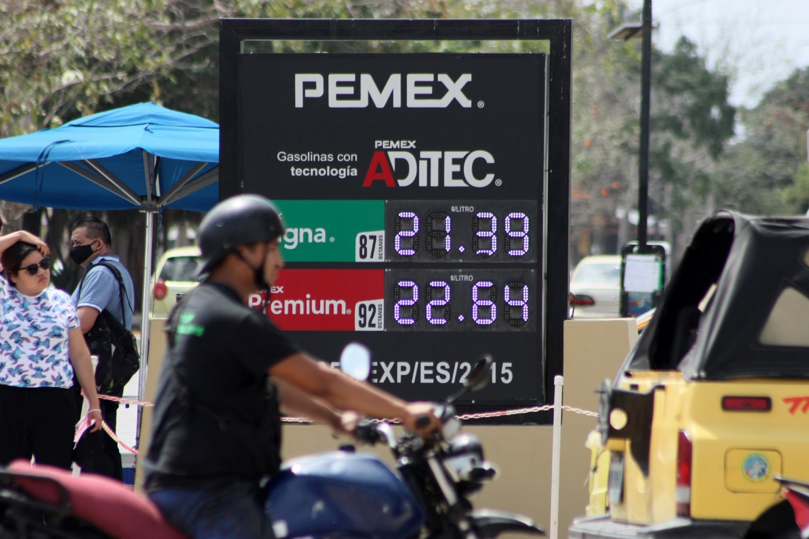 El sitio que venda más cara la gasolina regular en Cancún, pertenece a la empresa Servicio Playa Sur S.A. de C.V.