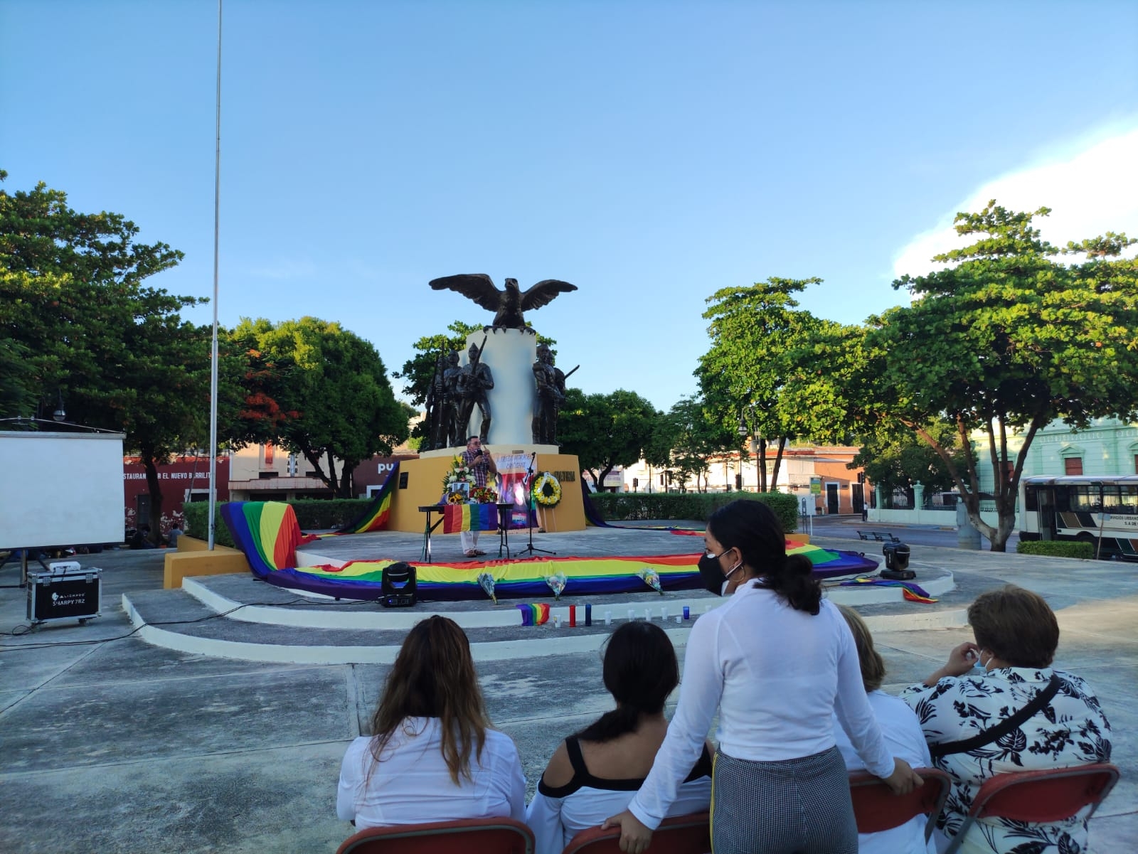 El evento celebrado en el parqwue de La Mejorada contó con la presencia de la mamá, hermanas y sobrinos del occiso El evento celebrado en el parqwue de La Mejorada contó con la presencia de la mamá, hermanas y sobrinos del occiso