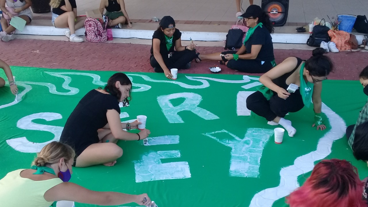 La activista social, Tania Ramírez agregó que habrá una reunión en Chetumal por parte del cuerpo de abogadas de la Red Feminista
