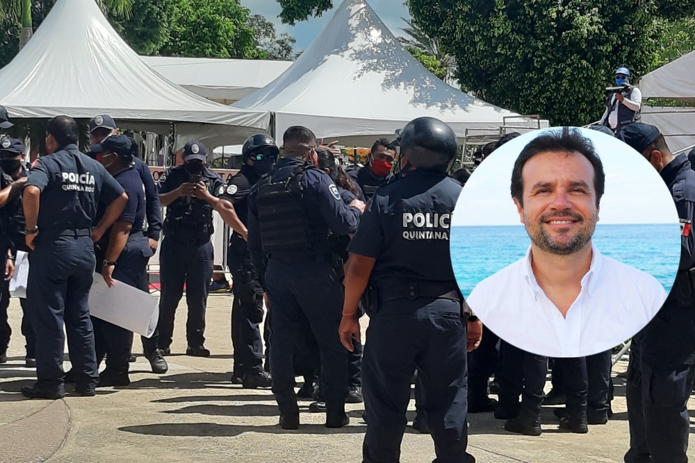 El Alcalde saliente de Cozumel, indicó que otorgó a los policías aumentos salariales, pero que no hay recursos para aumentar el bono El Alcalde saliente de Cozumel, indicó que otorgó a los policías aumentos salariales, pero que no hay recursos para aumentar el bono