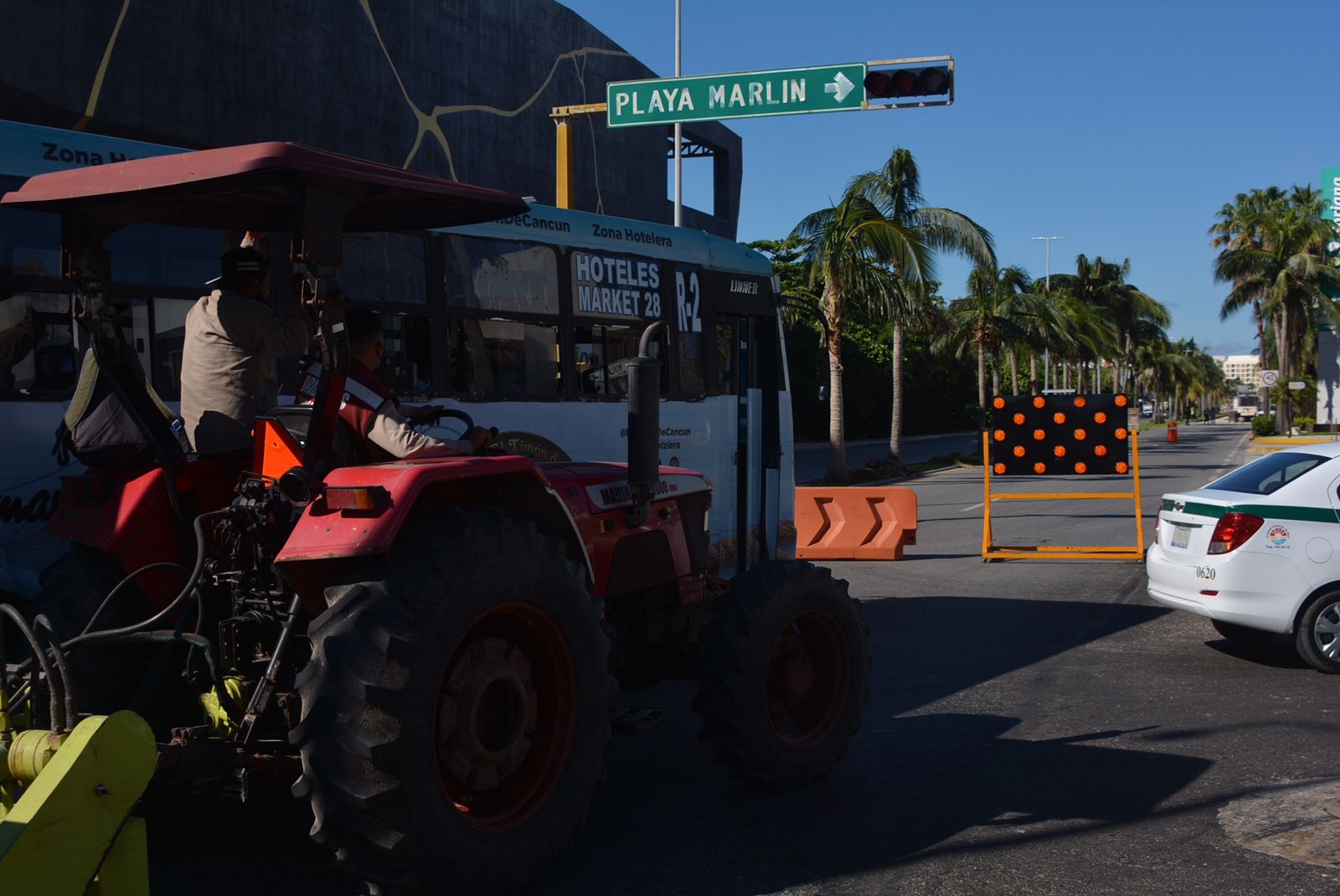 Tales obras de reparación en el Boulevard provocaron largas filas de autos