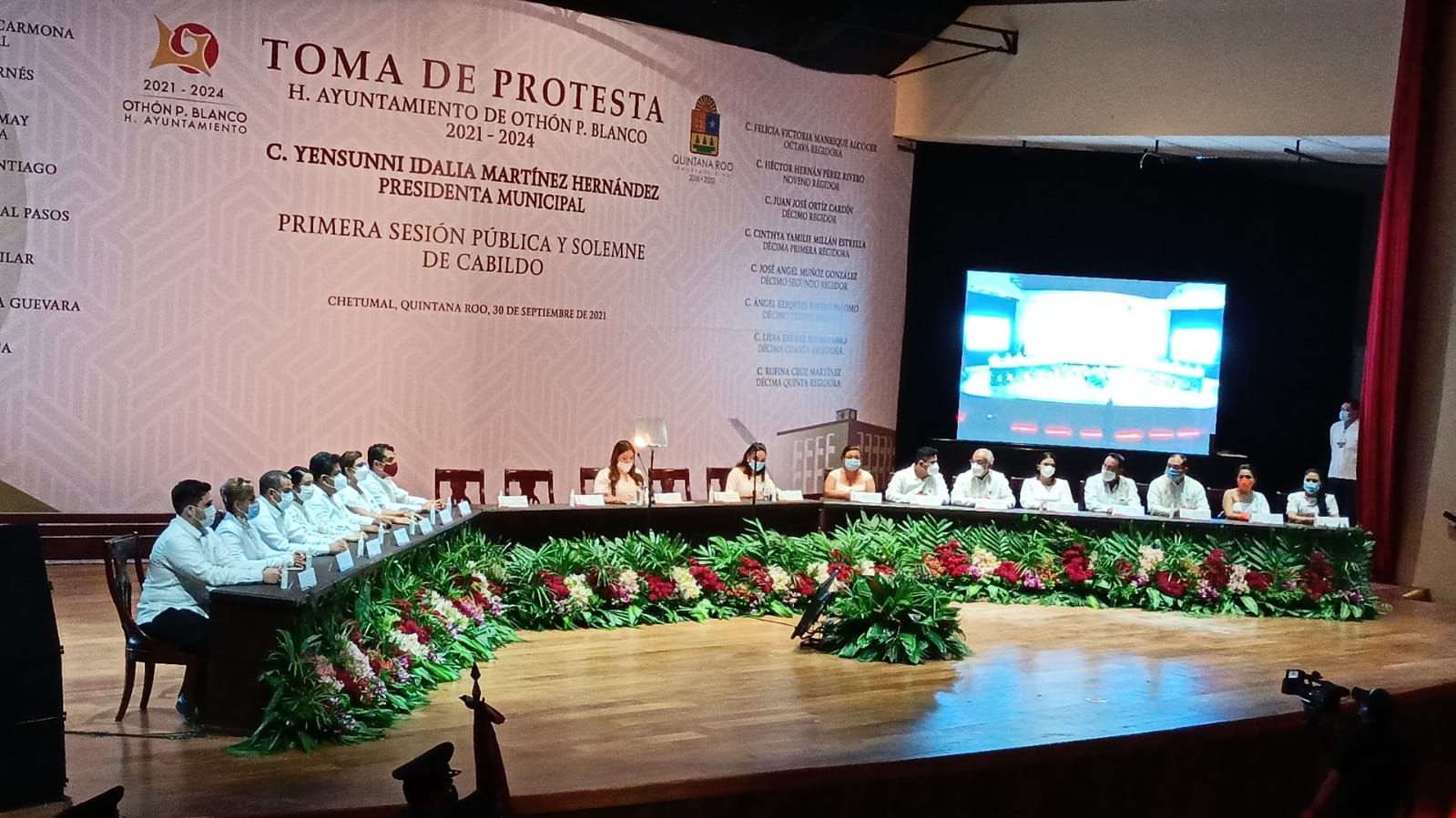 Durante la sesión tomarán protesta de los miembros del Ayuntamiento 2021-2024 Durante la sesión tomarán protesta de los miembros del Ayuntamiento 2021-2024