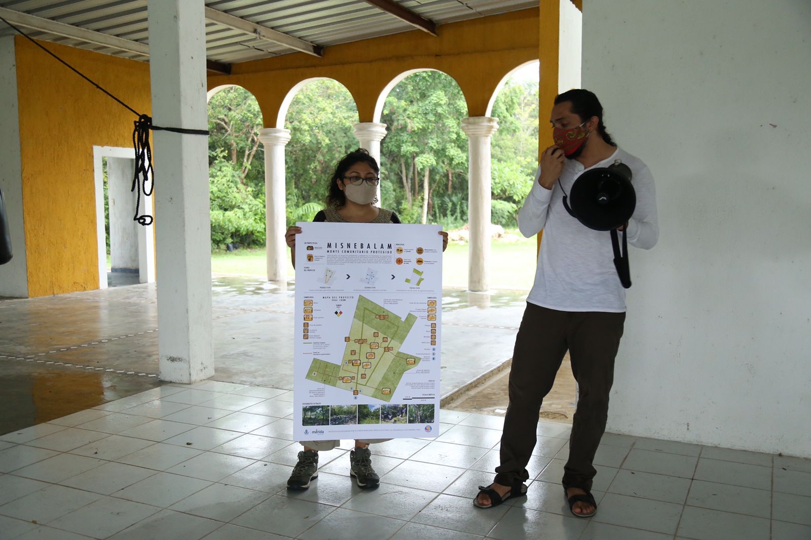 El monte comunitario es un proyecto de Producción Colectiva y la Unión de Pobladores y Pobladoras de Chablekal