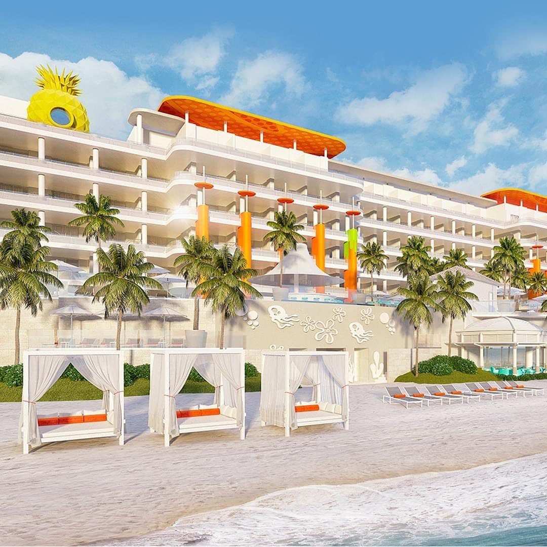 El hotel Nickelodeon tiene un total de 280 habitaciones temáticas El hotel Nickelodeon tiene un total de 280 habitaciones temáticas