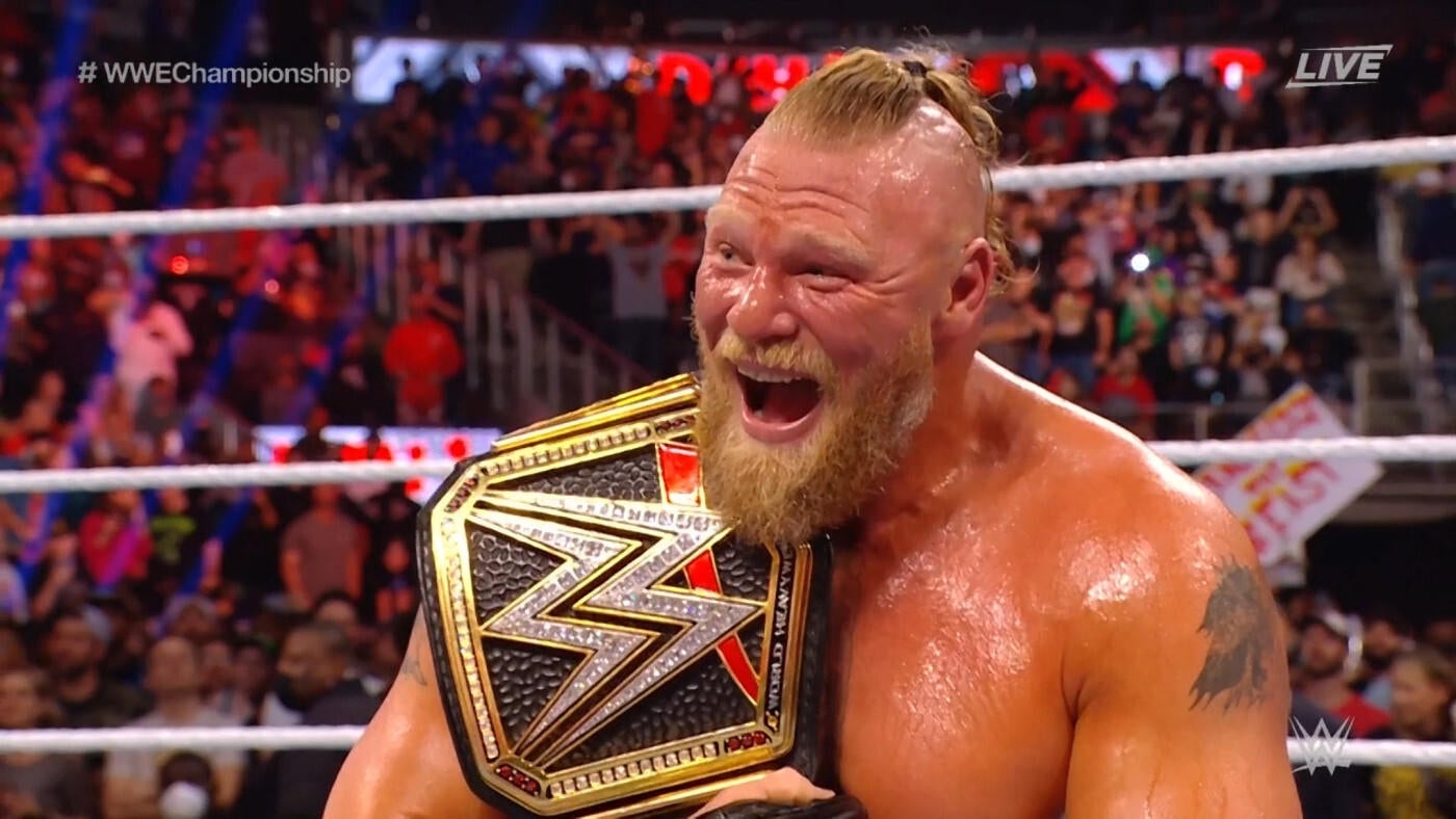 Lesnar logró alzar el título