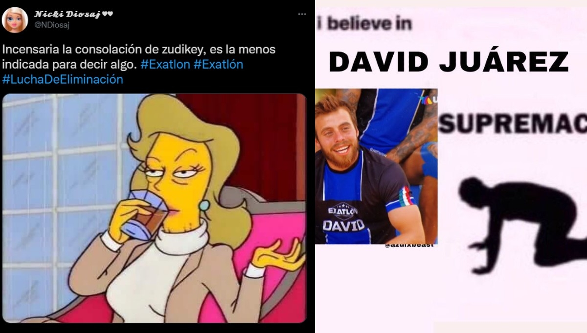 Mientras Daniela Reza fue eliminada esta semana, David Juárez fue objeto de admiración a través de memes