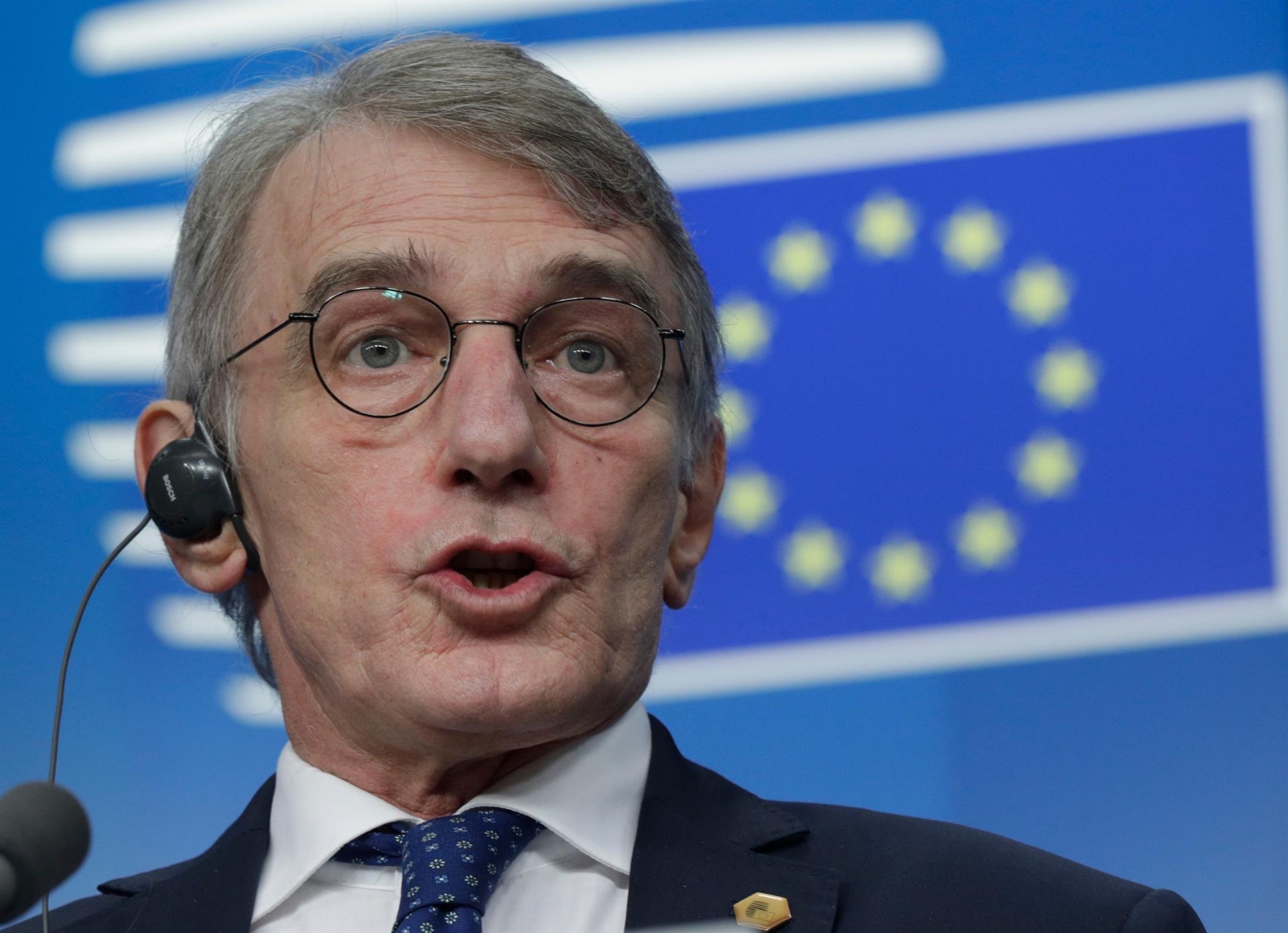Es la primera vez en la historia del Parlamento Europeo que un presidente en funciones fallece. Foto: EFE Es la primera vez en la historia del Parlamento Europeo que un presidente en funciones fallece. Foto: EFE