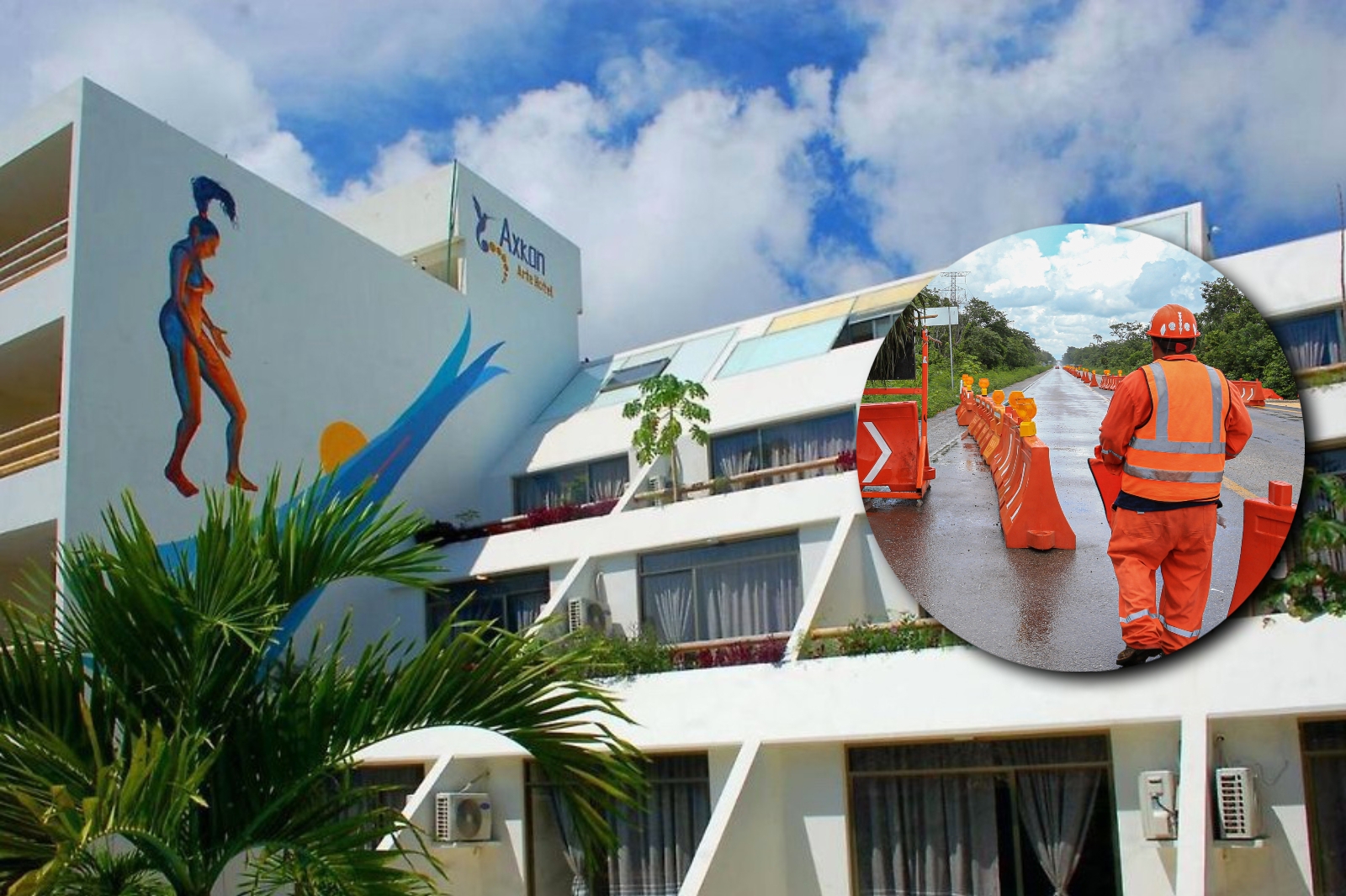 El hotel se encuentra en la Zona Centro de Tulum, y será adquirido para alojamiento de colaboradores del Tren Maya en Q.Roo