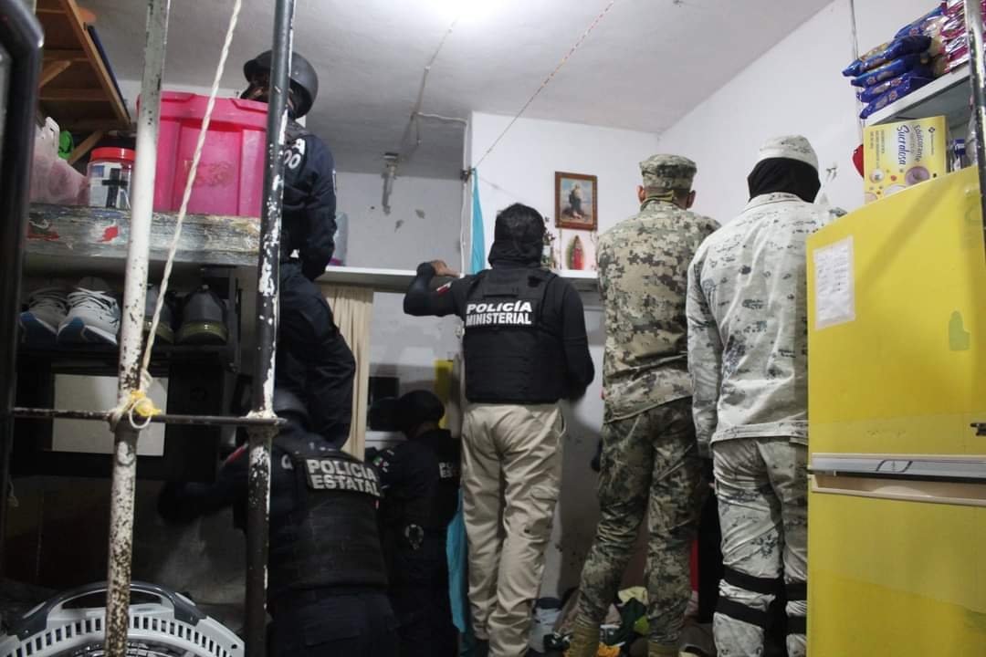 Las celdas de los presos en la Carcel de Chetumal fueron revisadas durante un operativo en conjunto de varias corporaciones de seguridad