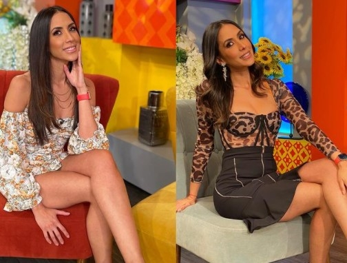 La conductora hace concursos en su Instagram para saber cuál es su mejor look. Foto: Instagram @cynthiaurias