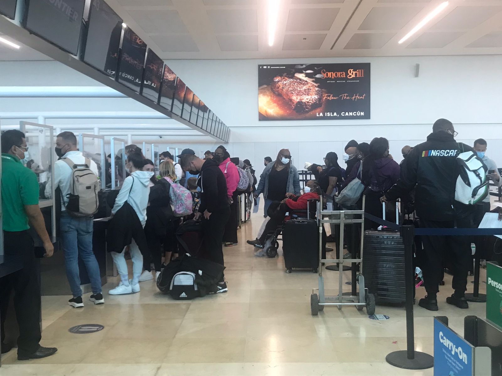 Asur no ha reportado aún las operaciones que se tendrán hoy en el Aeropuerto Internacional de Cancún