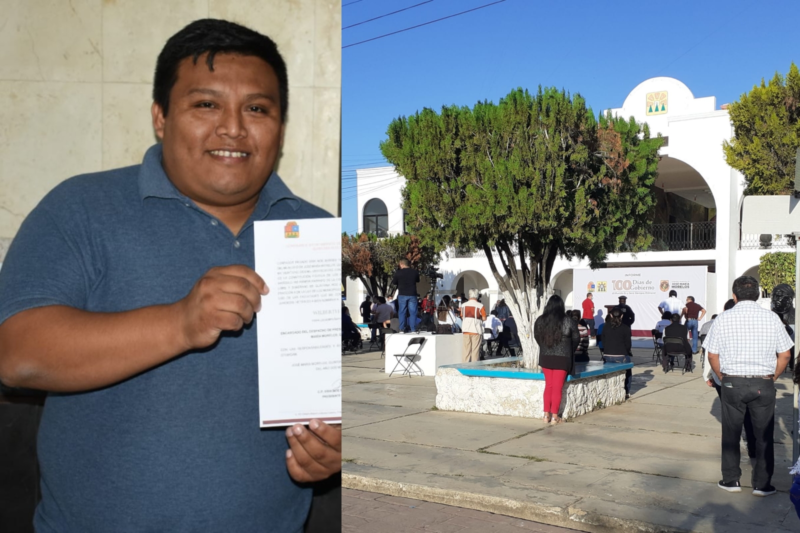 Erick Borges Yam no detalló cuáles serán las funciones específicas del nuevo encargado de despacho de la Presidencia Municipal de José María Morelos Erick Borges Yam no detalló cuáles serán las funciones específicas del nuevo encargado de despacho de la Presidencia Municipal de José María Morelos