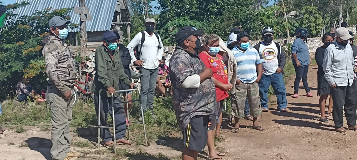 Varios vecinos de la zona protestaron