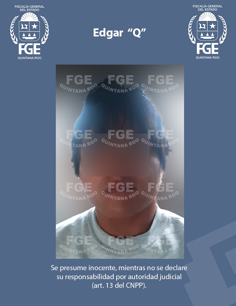 Edgar 'Q' portaba dosis de marihuana y cocaína al momento de su detención por policías en Cancún Edgar 'Q' portaba dosis de marihuana y cocaína al momento de su detención por policías en Cancún