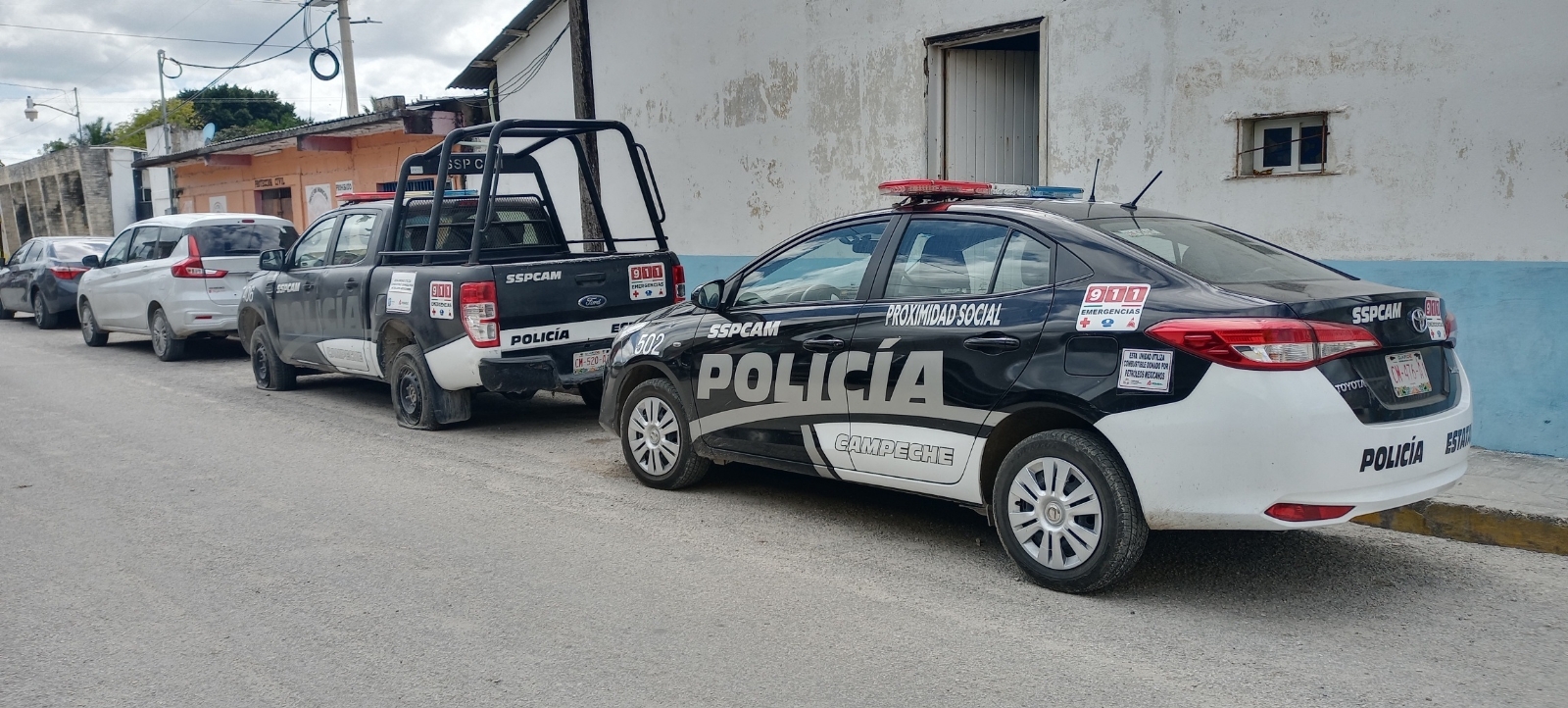 El hombre fue atendido por lesiones en su cuello y pierna izquierda El hombre fue atendido por lesiones en su cuello y pierna izquierda