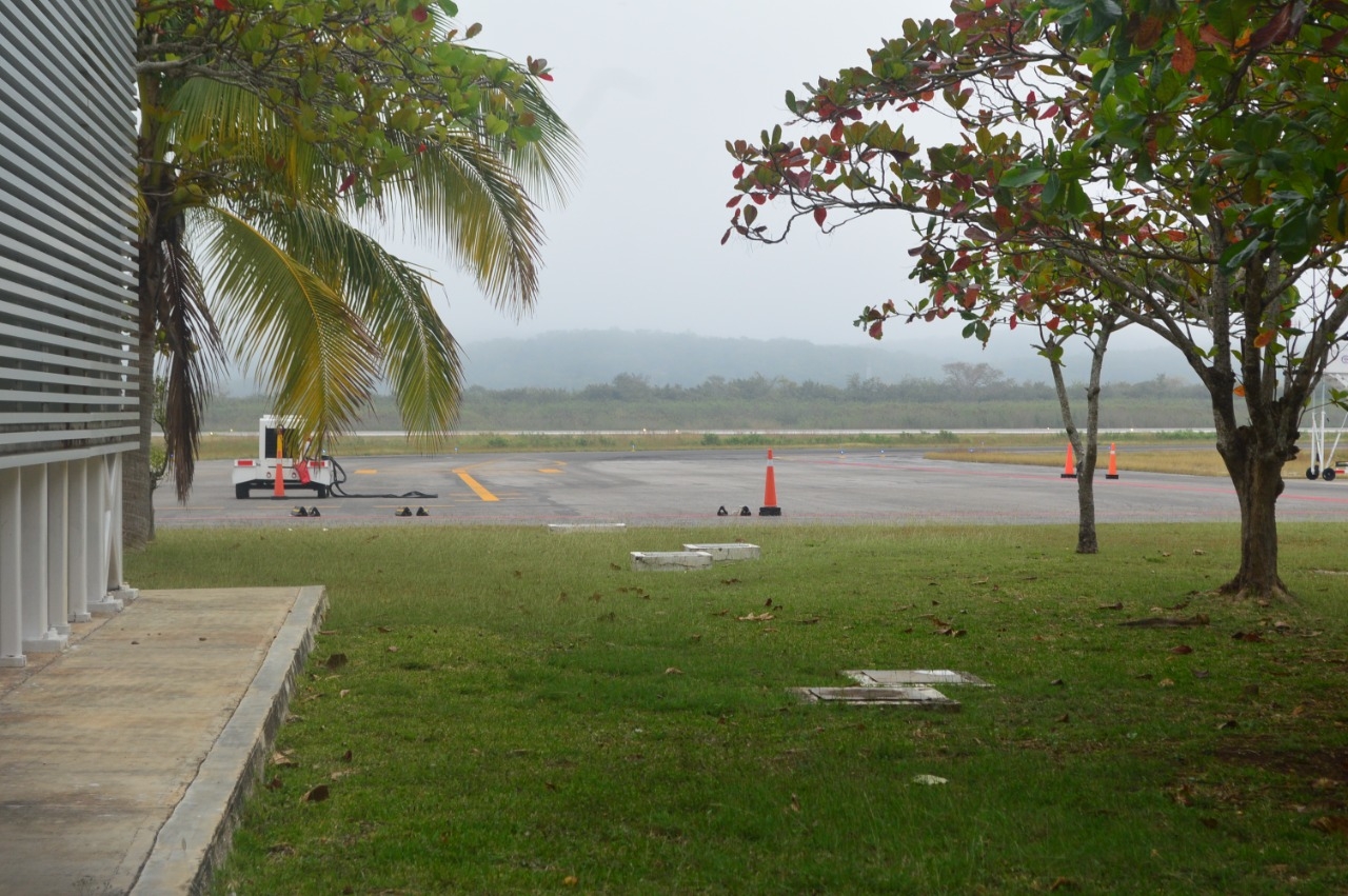 En el Aeropuerto Internacional de la Ciudad de Mérida la aeronave esperó hasta las 10 de la mañana para retornar a tierras campechanas