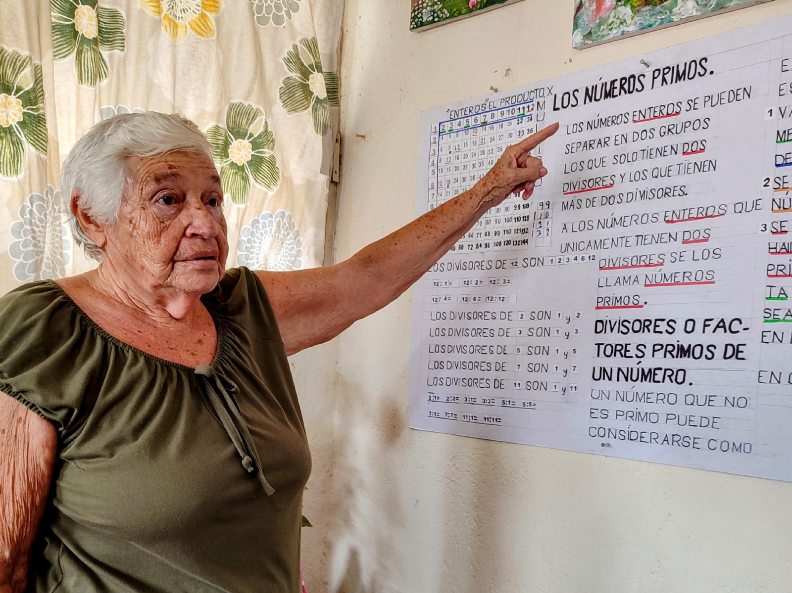 María Teresa Rivero es apasionada de los números