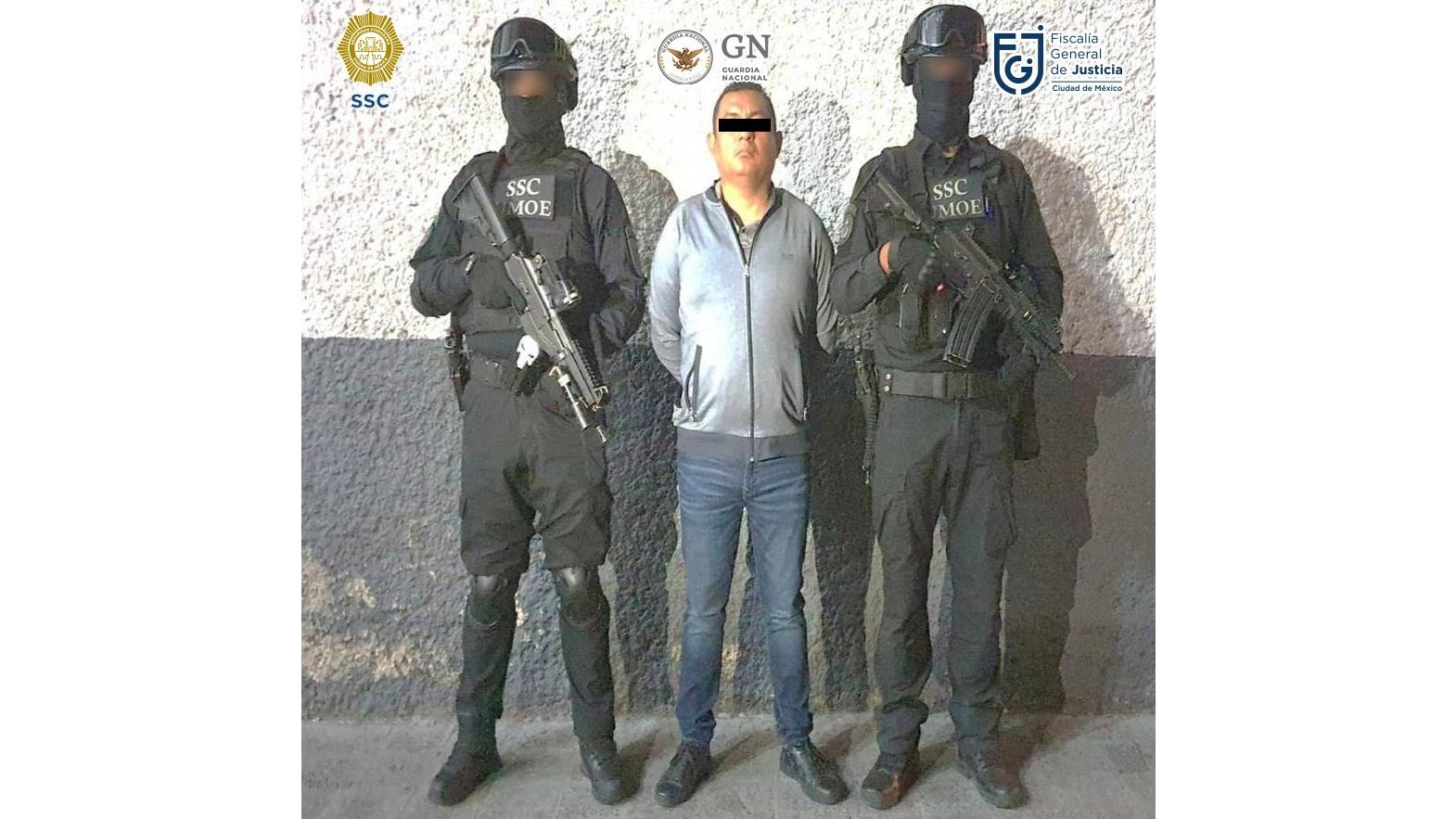 'El Viejón' fue detenido en la CDMX