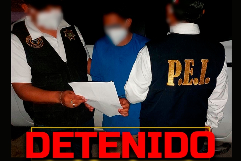 El hombre de 26 años de edad fue aprehendido por agentes de la Policía de Investigación en la capital de Yucatán
