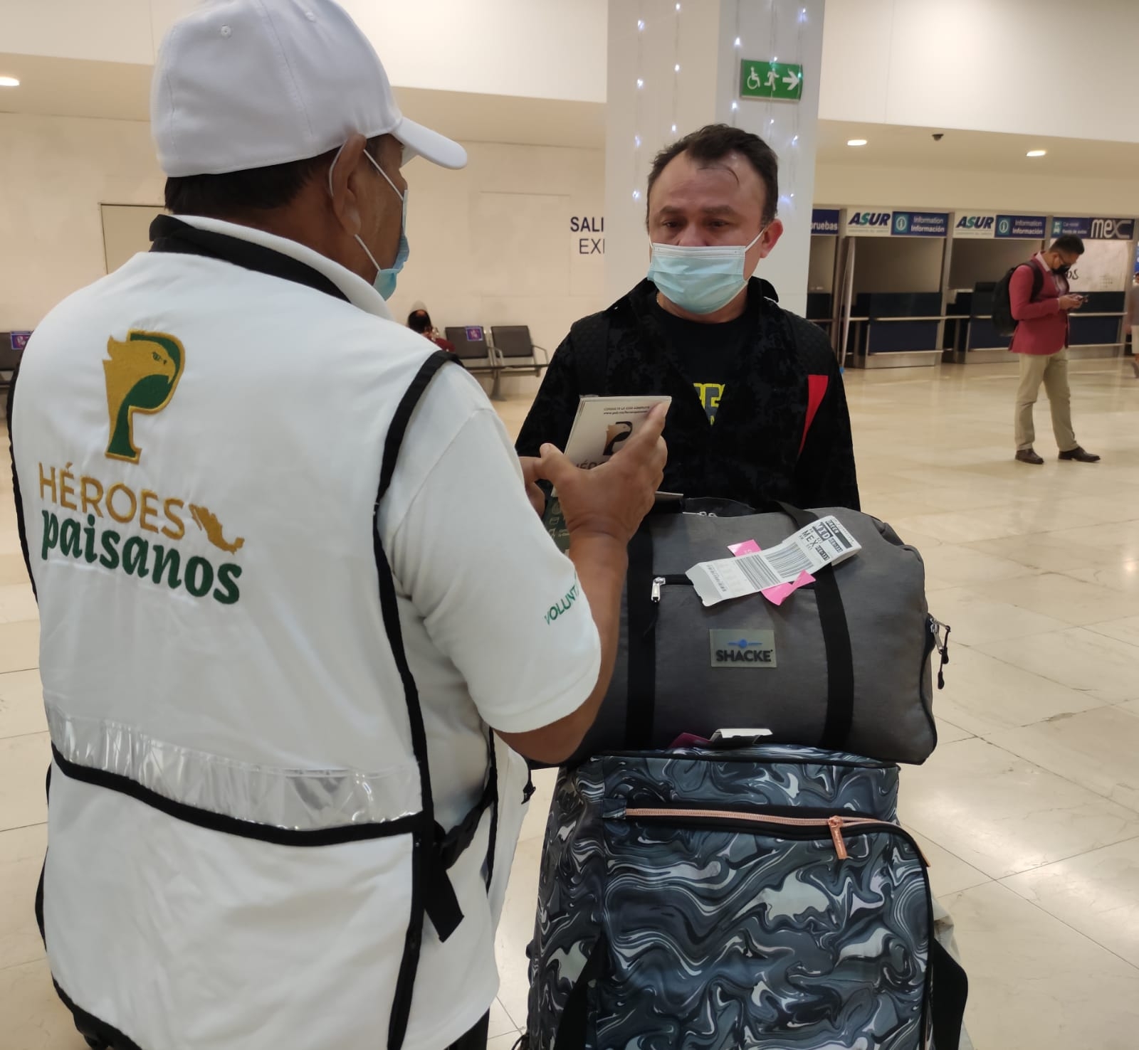 Los voluntarios bridaron asistencia e información a los visitantes durante la temporada
